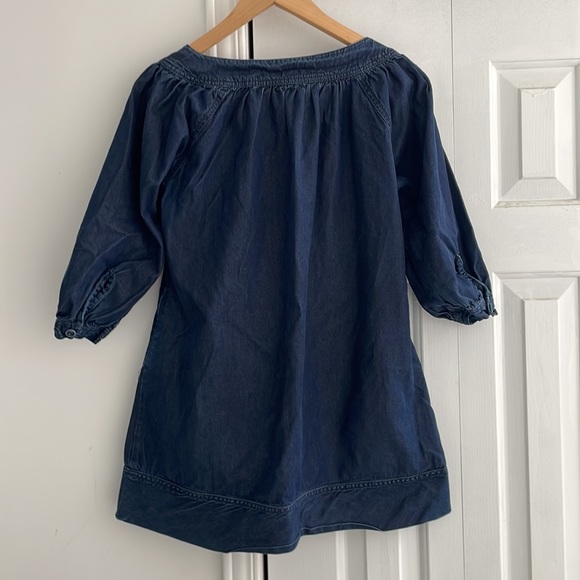 Blue Denim Blouse with Pockets - Picture 5 of 9